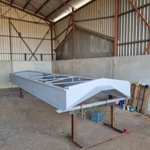 welding hungry boards extending truck trailer height fabricated by welder